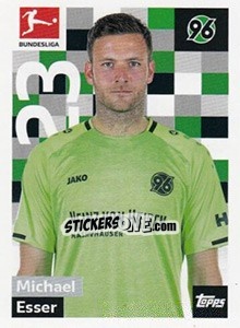 Sticker Michael Esser - German Football Bundesliga 2018-2019 - Topps