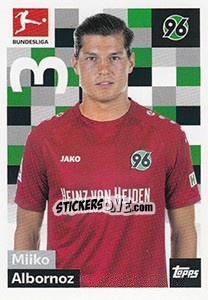 Figurina Miiko Albornoz - German Football Bundesliga 2018-2019 - Topps