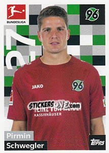 Figurina Pirmin Schwegler - German Football Bundesliga 2018-2019 - Topps