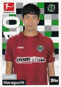 Figurina Genki Haraguchi - German Football Bundesliga 2018-2019 - Topps