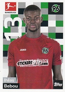 Cromo Ihlas Bebou - German Football Bundesliga 2018-2019 - Topps