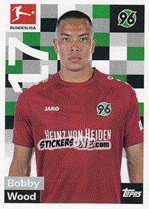 Sticker Bobby Wood - German Football Bundesliga 2018-2019 - Topps