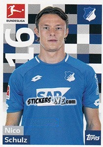 Cromo Nico Schulz - German Football Bundesliga 2018-2019 - Topps