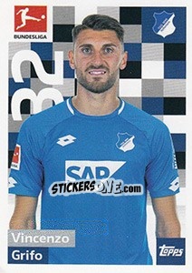 Sticker Vincenzo Grifo - German Football Bundesliga 2018-2019 - Topps