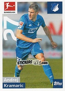 Cromo Andrej Kramaric - German Football Bundesliga 2018-2019 - Topps