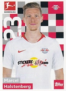 Sticker Marcel Halstenberg - German Football Bundesliga 2018-2019 - Topps