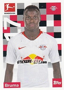 Sticker Bruma - German Football Bundesliga 2018-2019 - Topps