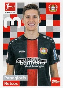 Cromo Panagiotis Retsos - German Football Bundesliga 2018-2019 - Topps