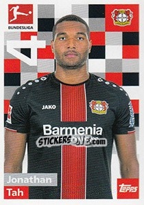 Figurina Jonathan Tah - German Football Bundesliga 2018-2019 - Topps