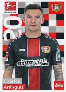 Cromo Charles Aránguiz - German Football Bundesliga 2018-2019 - Topps