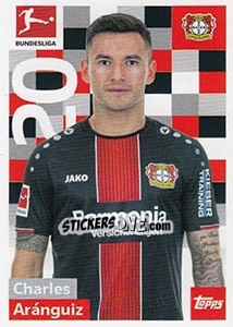 Figurina Charles Aránguiz - German Football Bundesliga 2018-2019 - Topps