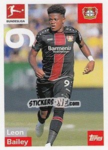 Sticker Leon Bailey - German Football Bundesliga 2018-2019 - Topps