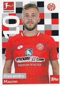 Sticker Alexandru Maxim - German Football Bundesliga 2018-2019 - Topps