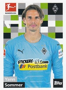 Cromo Yann Sommer - German Football Bundesliga 2018-2019 - Topps