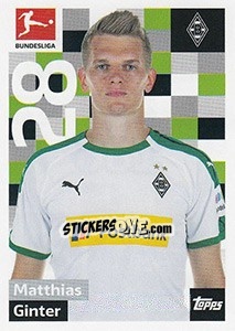 Sticker Matthias Ginter - German Football Bundesliga 2018-2019 - Topps