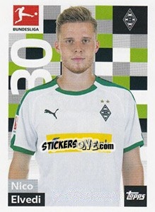 Cromo Nico Elvedi - German Football Bundesliga 2018-2019 - Topps