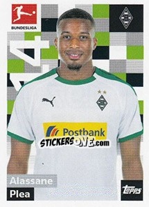 Cromo Alassane Plea - German Football Bundesliga 2018-2019 - Topps