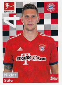 Cromo Niklas Süle - German Football Bundesliga 2018-2019 - Topps