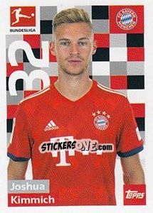 Sticker Joshua Kimmich - German Football Bundesliga 2018-2019 - Topps