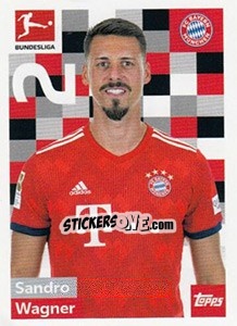 Cromo Sandro Wagner - German Football Bundesliga 2018-2019 - Topps