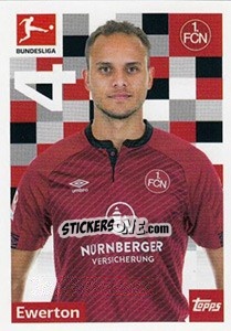 Sticker Ewerton - German Football Bundesliga 2018-2019 - Topps