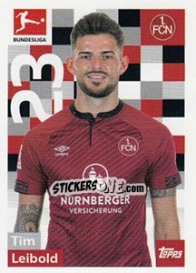 Cromo Tim Leibold - German Football Bundesliga 2018-2019 - Topps