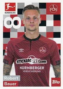 Sticker Robert Bauer - German Football Bundesliga 2018-2019 - Topps