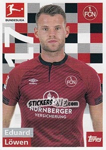 Sticker Eduard Löwen - German Football Bundesliga 2018-2019 - Topps