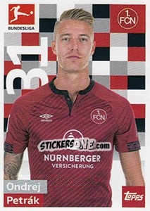 Sticker Ondrej Petrak - German Football Bundesliga 2018-2019 - Topps