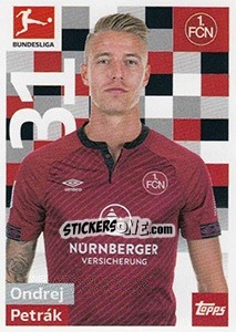 Figurina Ondrej Petrak - German Football Bundesliga 2018-2019 - Topps