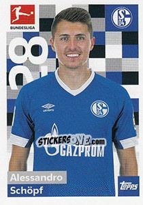 Sticker Alessandro Schöpf - German Football Bundesliga 2018-2019 - Topps