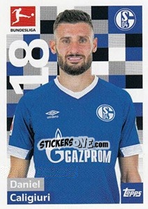 Cromo Daniel Caligiuri - German Football Bundesliga 2018-2019 - Topps