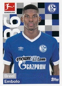 Sticker Breel Embolo - German Football Bundesliga 2018-2019 n. 240 - Topps