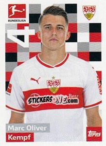 Sticker Marc Oliver Kempf - German Football Bundesliga 2018-2019 - Topps
