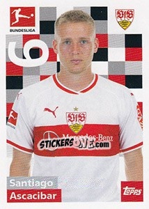 Cromo Santiago Ascacibar - German Football Bundesliga 2018-2019 - Topps