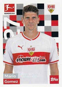 Sticker Mario Gomez - German Football Bundesliga 2018-2019 - Topps