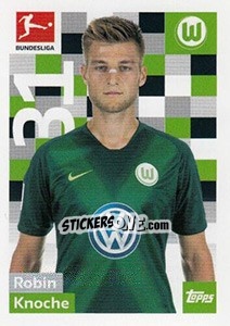 Sticker Robin Knoche - German Football Bundesliga 2018-2019 - Topps