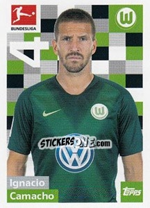 Sticker Ignacio Camacho - German Football Bundesliga 2018-2019 - Topps