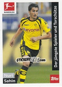 Sticker Nuri Sahin - German Football Bundesliga 2018-2019 - Topps