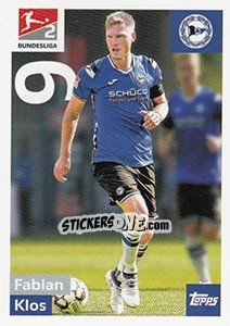 Sticker Fabian Klos - German Football Bundesliga 2018-2019 - Topps