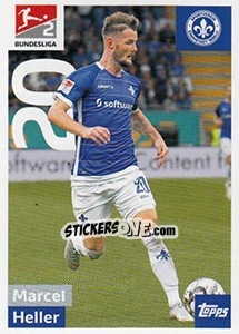 Sticker Marcel Heller - German Football Bundesliga 2018-2019 - Topps