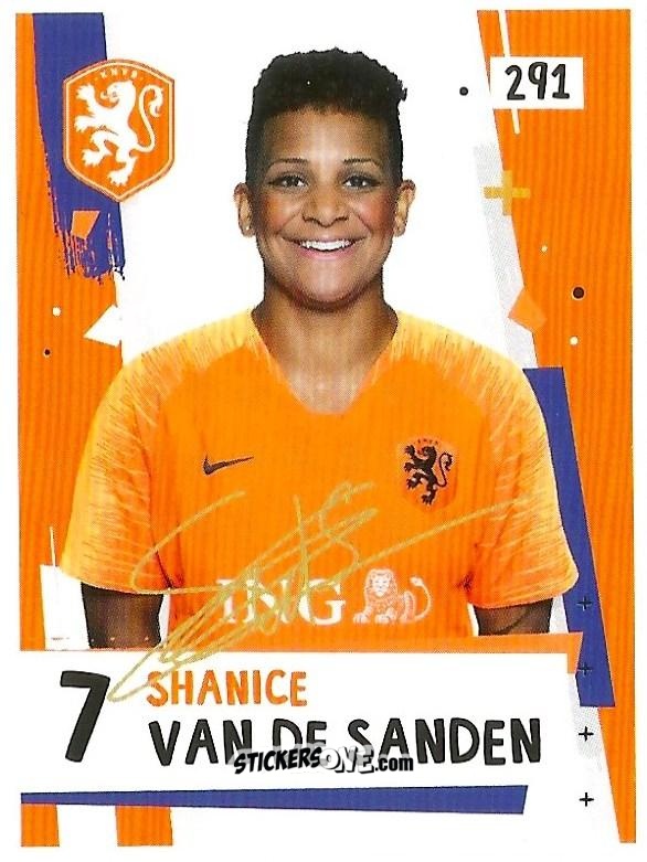 Sticker Shanice Van De Sanden - Eredivisie 2018-2019 n. 291 - Ah