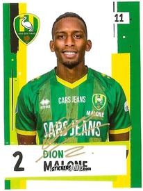 Figurina Dion Malone - Eredivisie 2018-2019 n. 11 - Ah