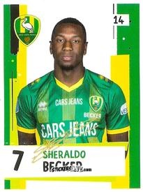 Figurina Sheraldo Becker - Eredivisie 2018-2019 n. 14 - Ah