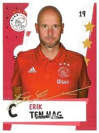 Sticker Erik Ten Hag - Eredivisie 2018-2019 n. 19 - Ah