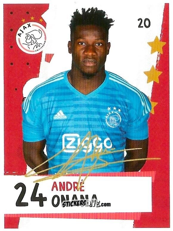 Cromo André Onana - Eredivisie 2018-2019 n. 20 - Ah