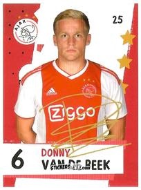 Cromo Donny Van De Beek - Eredivisie 2018-2019 n. 25 - Ah