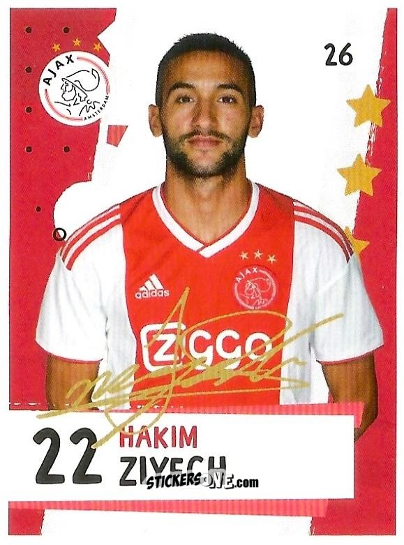 Sticker Hakim Ziyech - Eredivisie 2018-2019 n. 26 - Ah