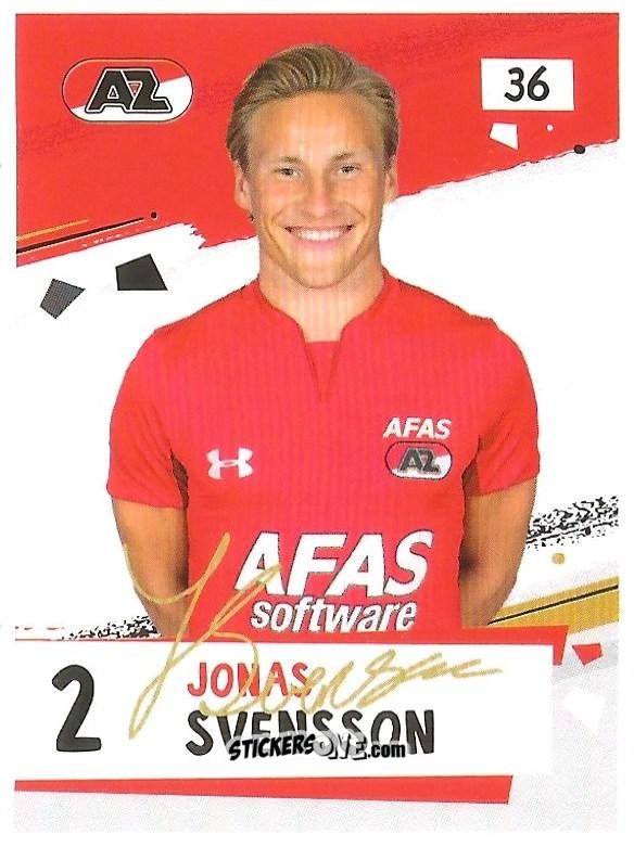 Figurina Jonas Svensson - Eredivisie 2018-2019 n. 36 - Ah
