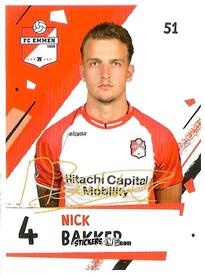 Cromo Nick Bakker - Eredivisie 2018-2019 n. 51 - Ah
